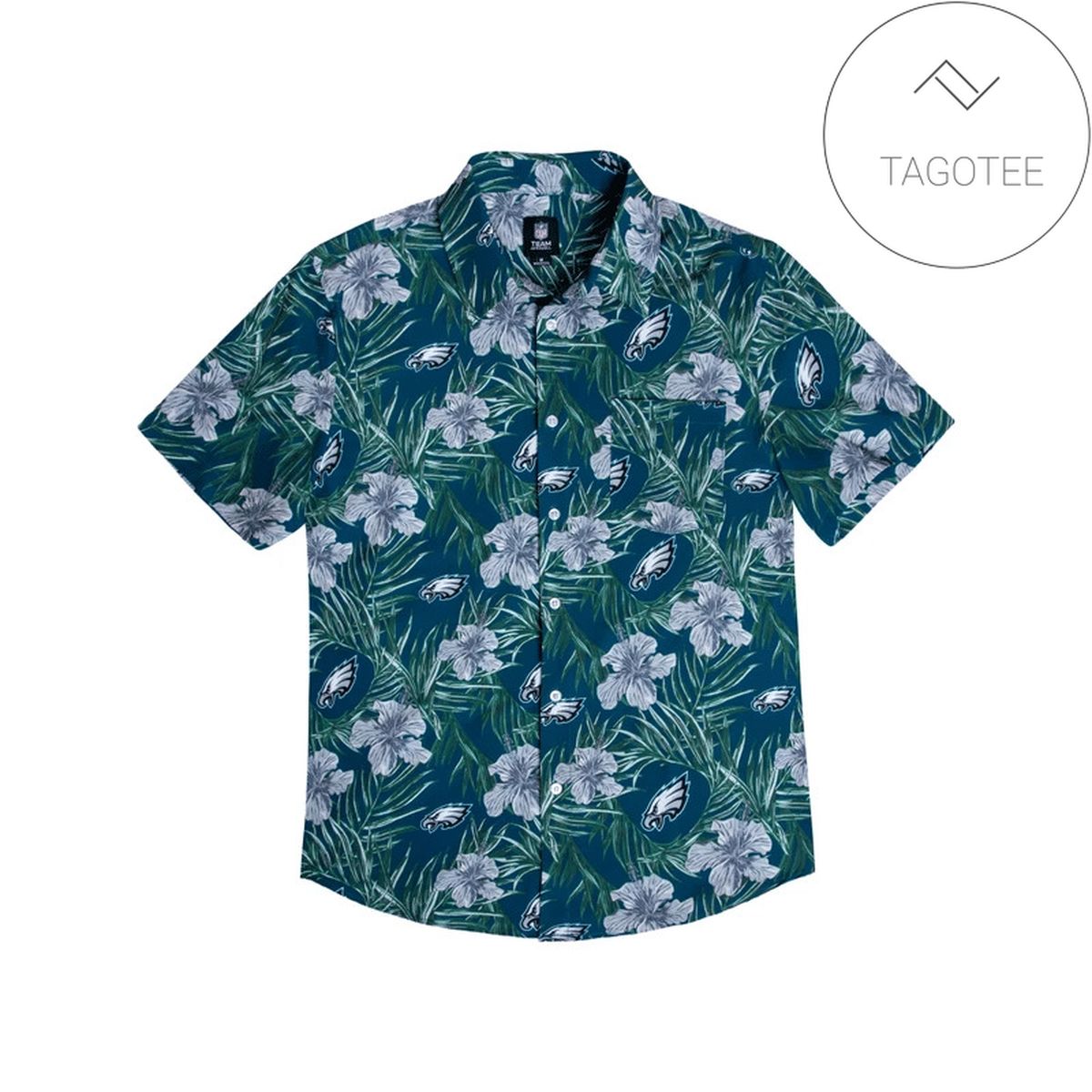 Philadelphia Eagles Hibiscus Tropical Hawaiian Shirt