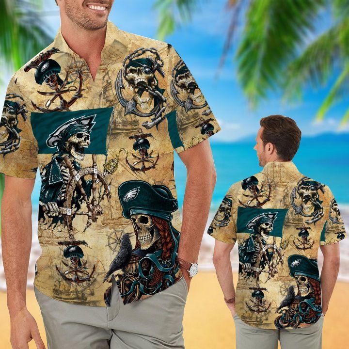 Philadelphia Eagles Parrots Hawaiian Shirt