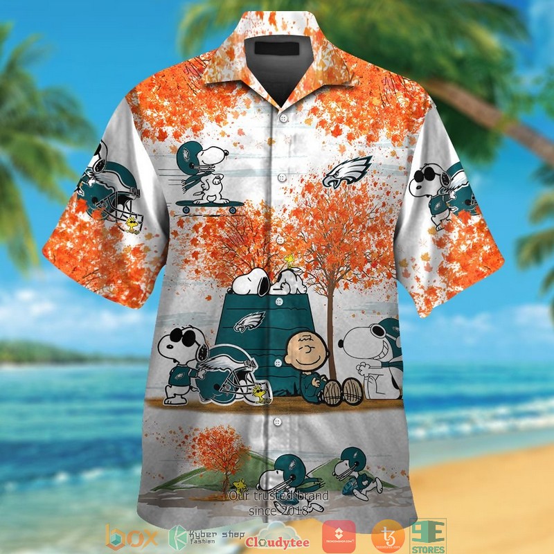 Philadelphia Eagles NFL palm tree Hawaiian Shirt