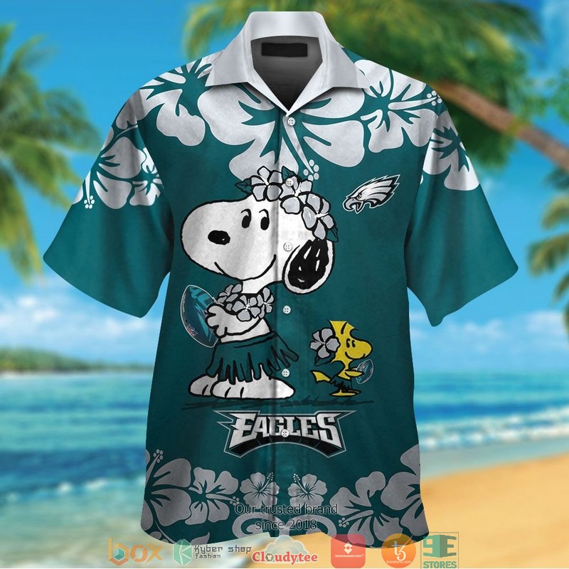 Philadelphia Eagles NFL palm tree Hawaiian Shirt