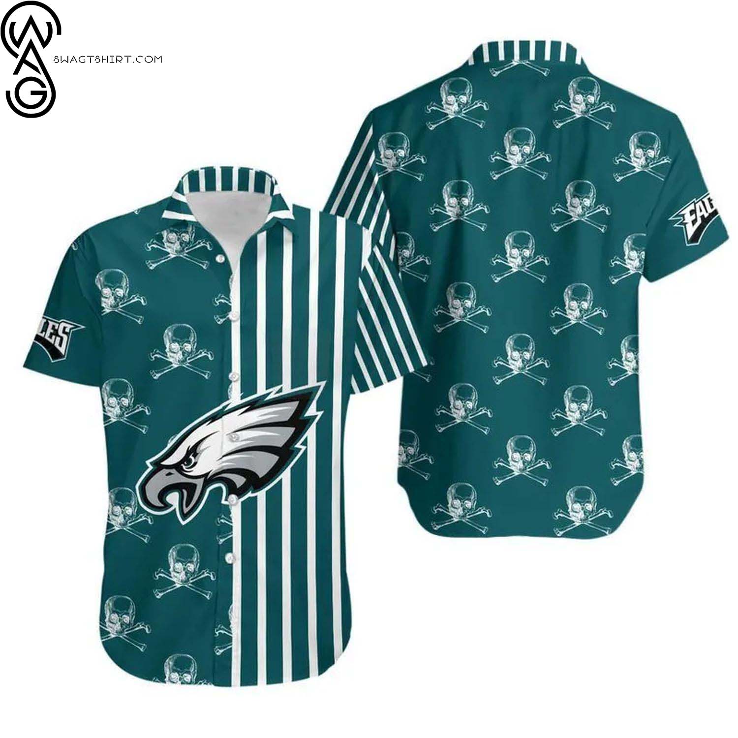 Philadelphia Eagles Sports Fans Summer Aloha Hawaiian Shirt