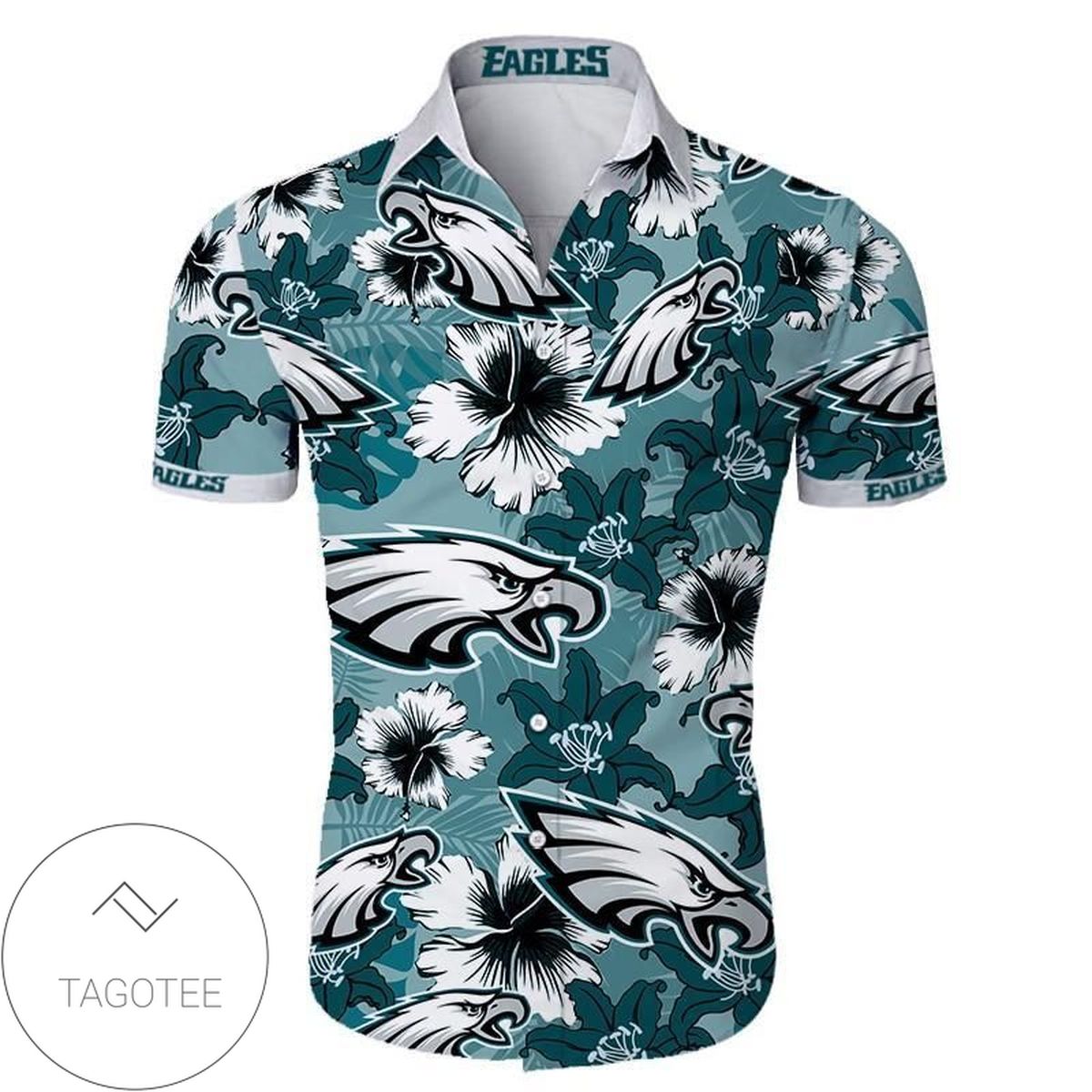 Philadelphia Eagles Tropical Hawaiian Shirt