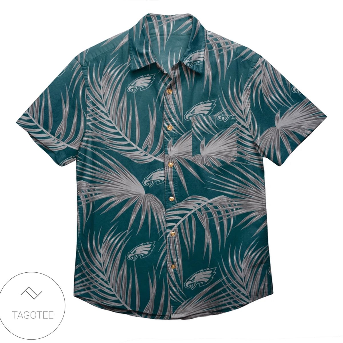 Philadelphia Eagles Tropical Hawaiian Shirt