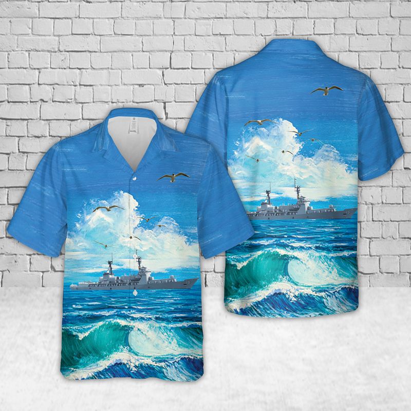 Philippine Navy BRP Jose Rizal FF-150 Hawaiian Shirt