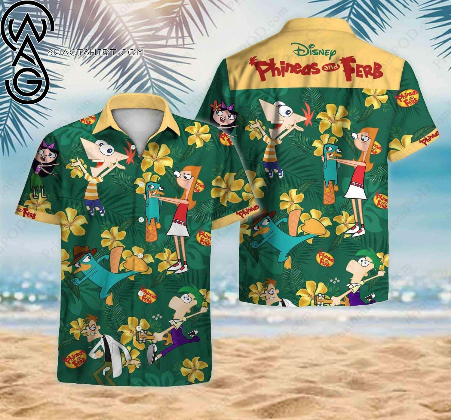 Philadelphia Eagles Tropical Tree Summer Aloha Hawaiian Shirt