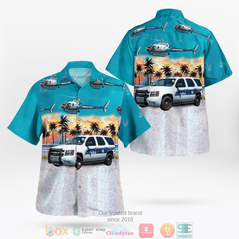 Pickering Fire Services Ontario Canada Fleet Aloha Shirt