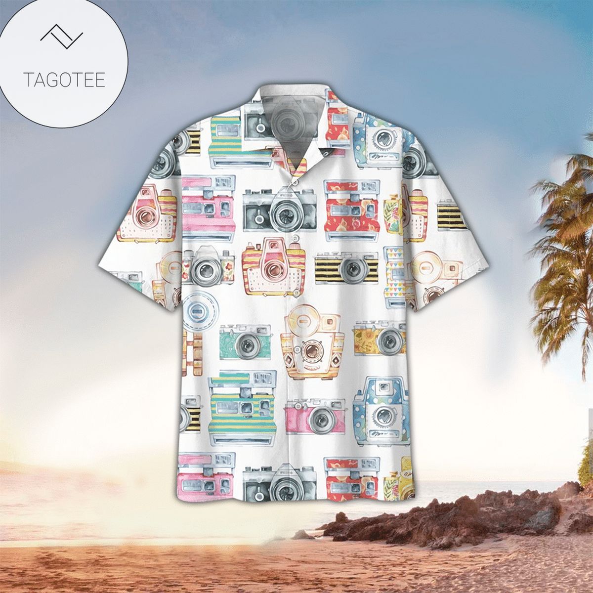 Photography Mens Hawaiian Shirt Photography Button Up Shirt