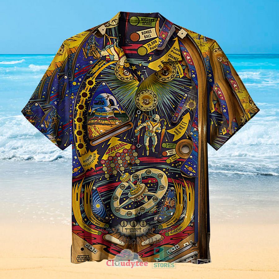 Pinball Parlor Retro Arcade Universal Hawaiian Shirt