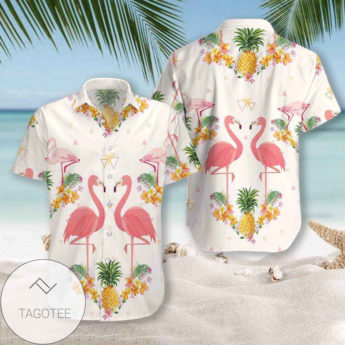 Pineapple And Giraffe Hawaiian Shirt