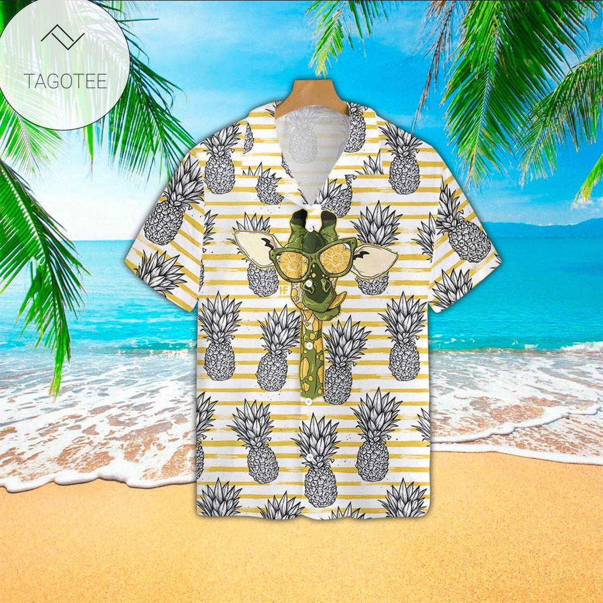 Pineapple Days Green Hawaiian Shirt