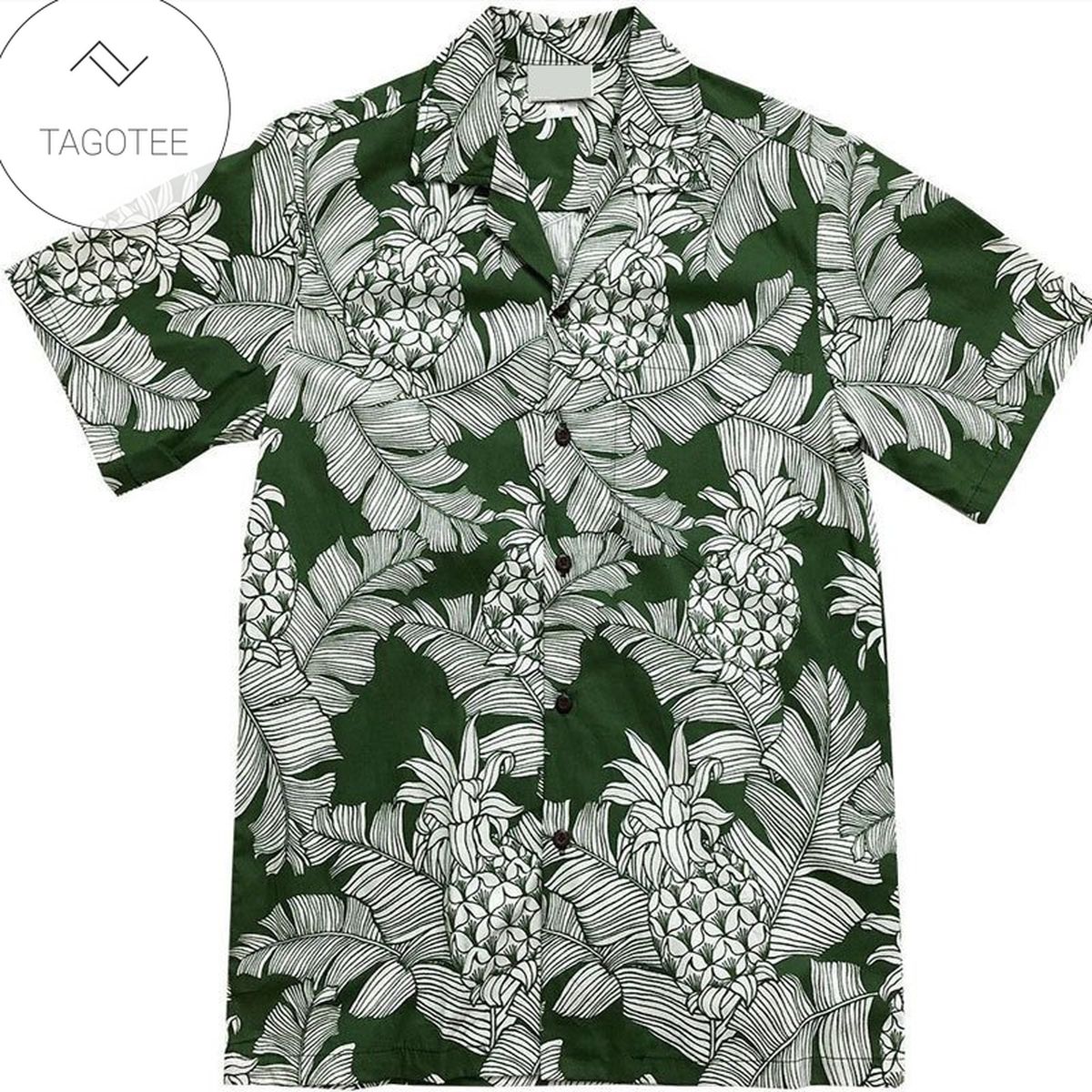 Pineapple Apparel Pineapple Hawaiian Button Up Shirt