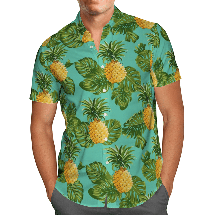 Pineapple Skull Summer Hawaiian Shirt