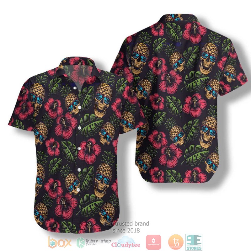 Pineapple Skull Hawaiian Shirt