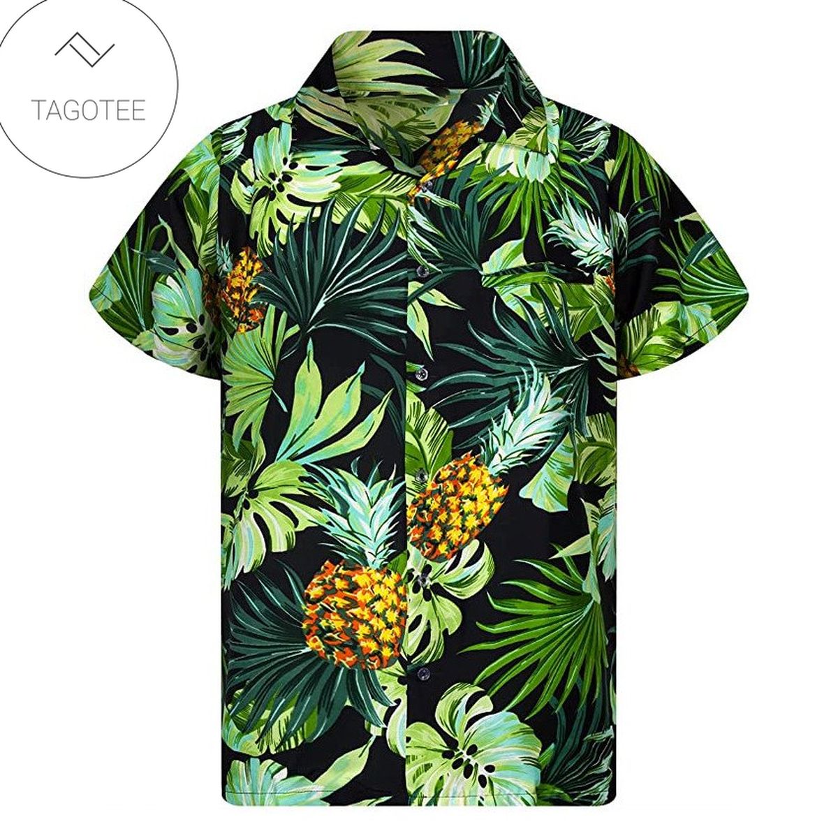 Pineapple Wear Sunglasses Tropical Full Printing Authentic Hawaiian Shirt 2022s