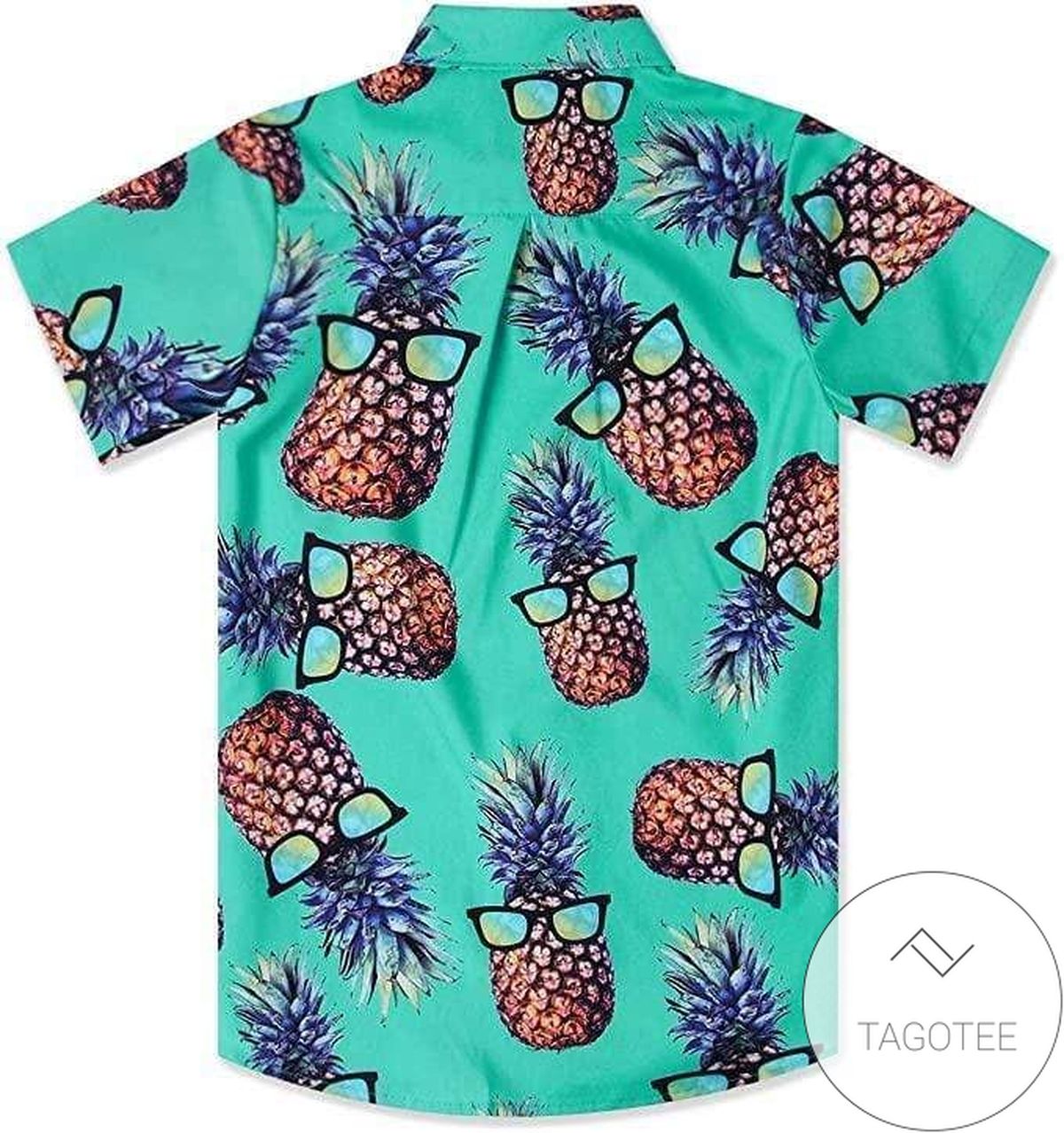 Pineapples Hibiscus Tropical Hawaiian Shirt