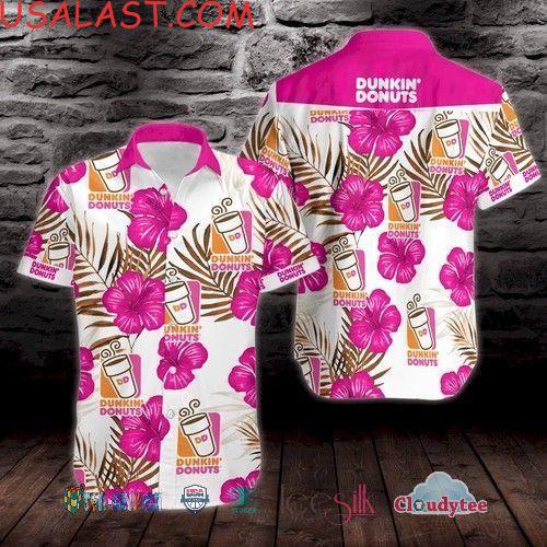 Pink Flamingo Sunset Aloha Hawaiian Shirt