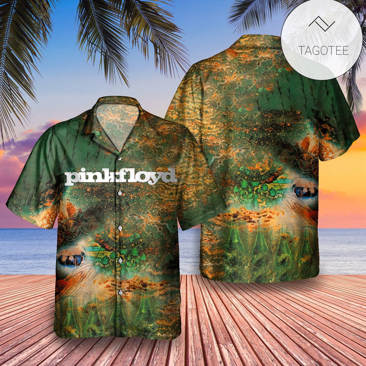 Pink Floyd A Saucerful Of Secrets Album Cover Hawaiian Shirt