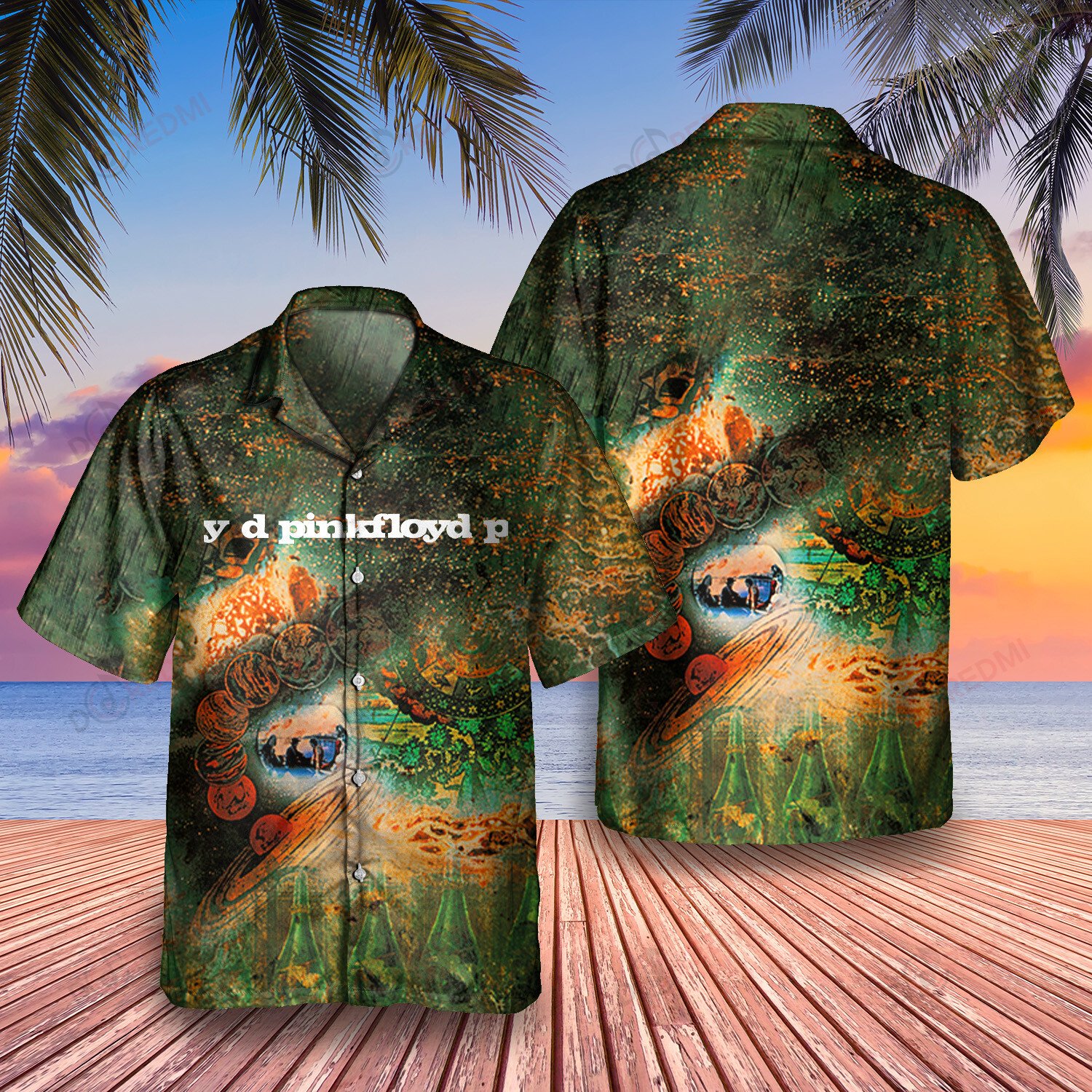 Pink Floyd Dark Side Of The Moon Hawaiian Shirt