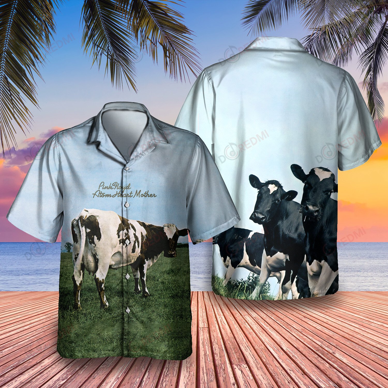 Pink Floyd Atom Heart Mother Hawaiian Shirt