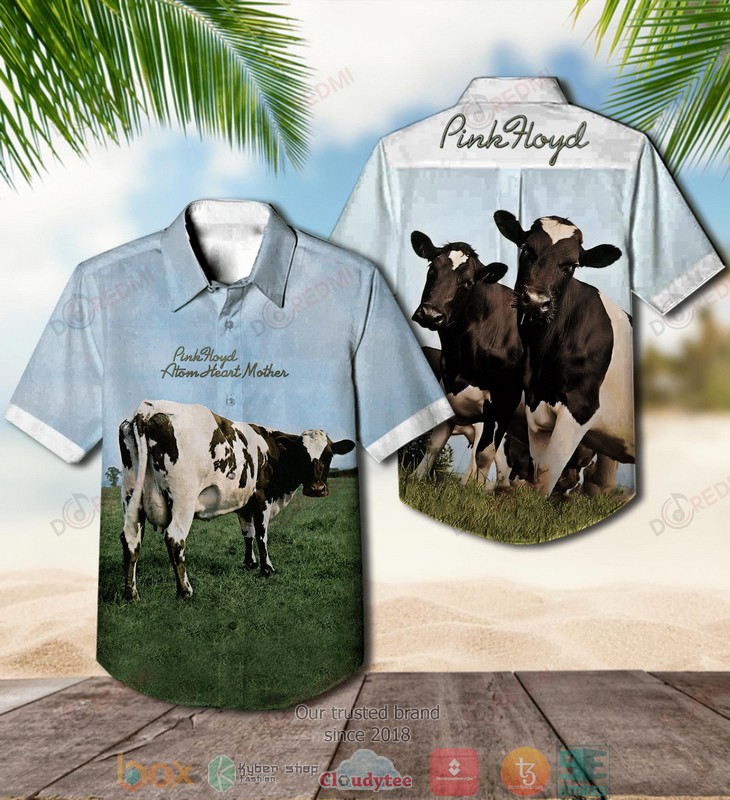 Pink Floyd Band Atom Heart Mother Album Hawaiian Shirt