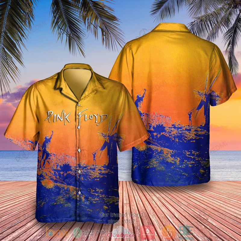 Pink Floyd band Atom Heart Mother Short Sleeve Hawaiian Shirt