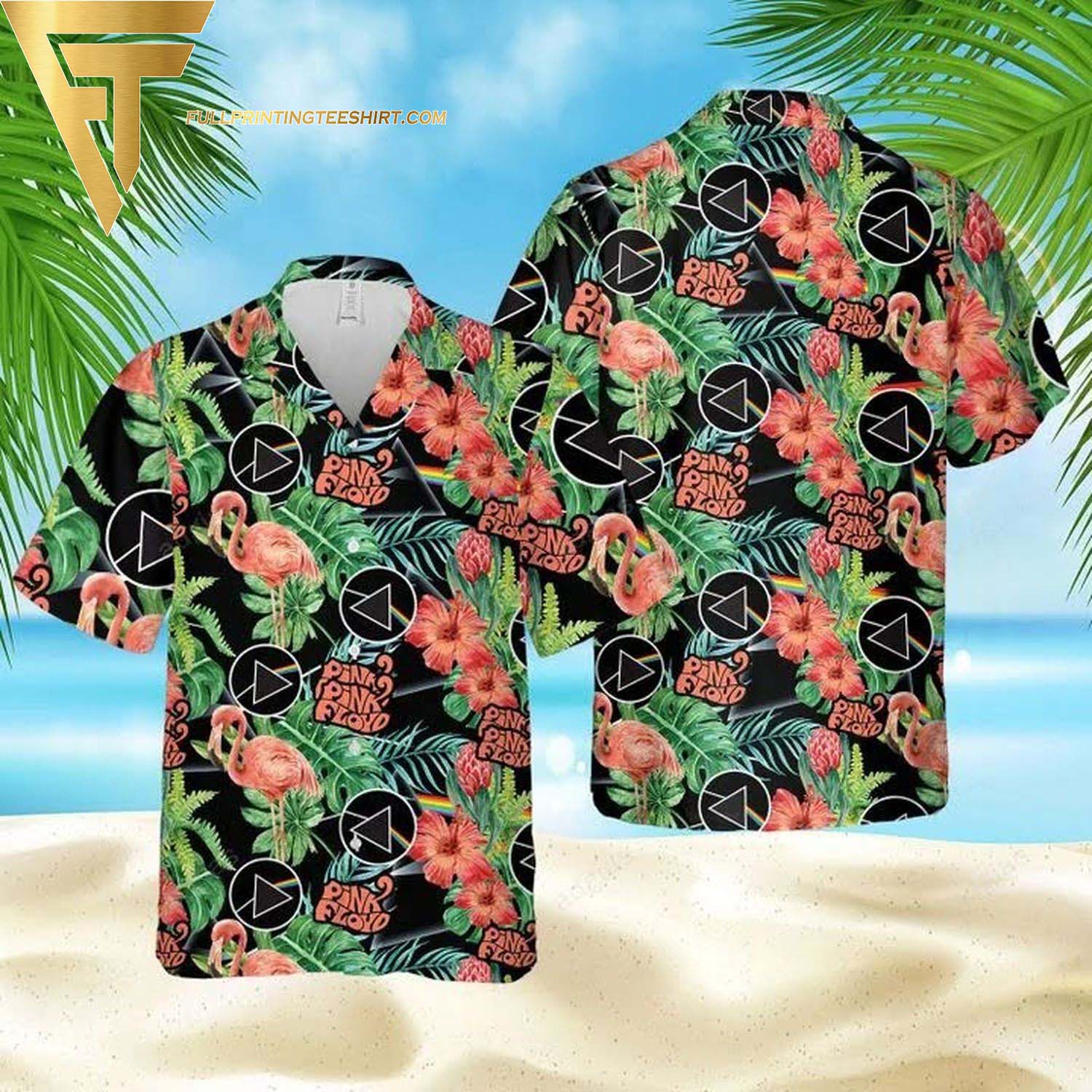 Pirate Pattern Full Printing Hawaiian Shirt