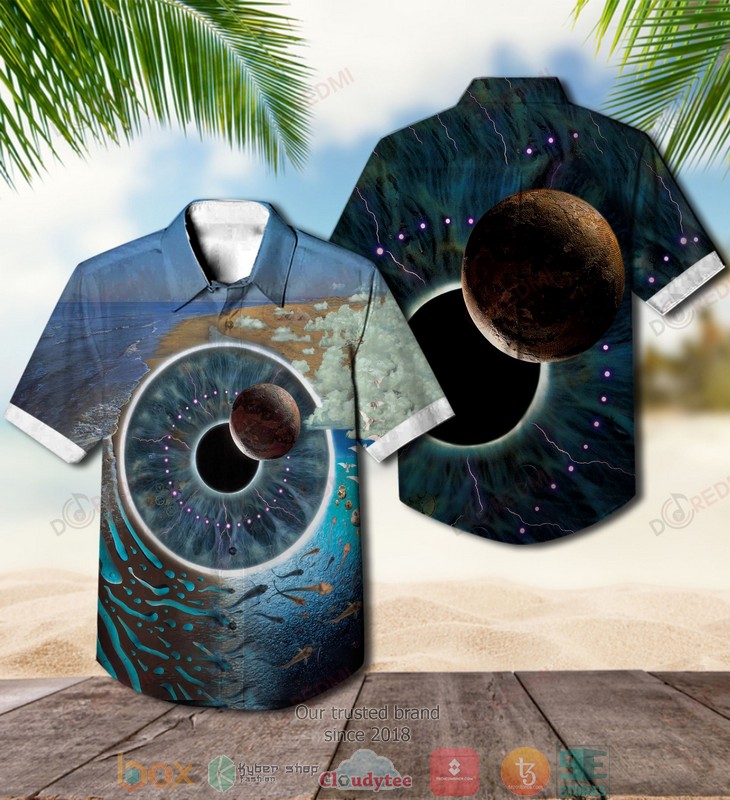 Pink Floyd Short Sleeve Hawaiian Shirt