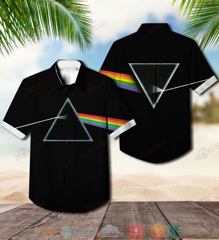 Pink Floyd The Dark Side of the Moon Short Sleeve Hawaiian Shirt