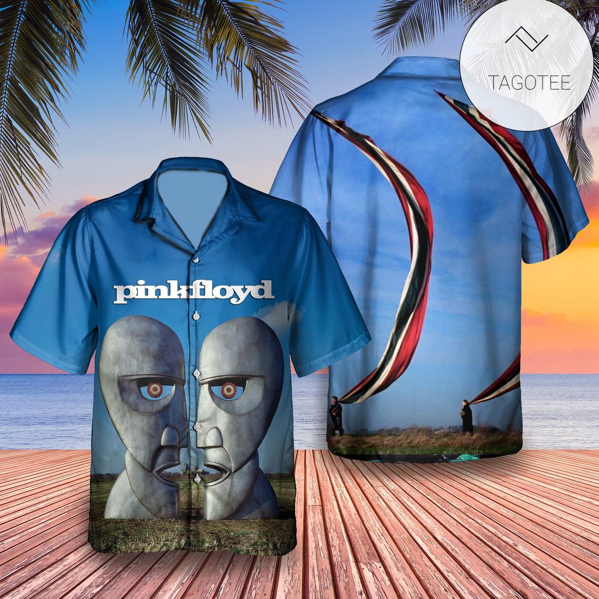 Pink Floyd Pulse Album Cover Hawaiian Shirt