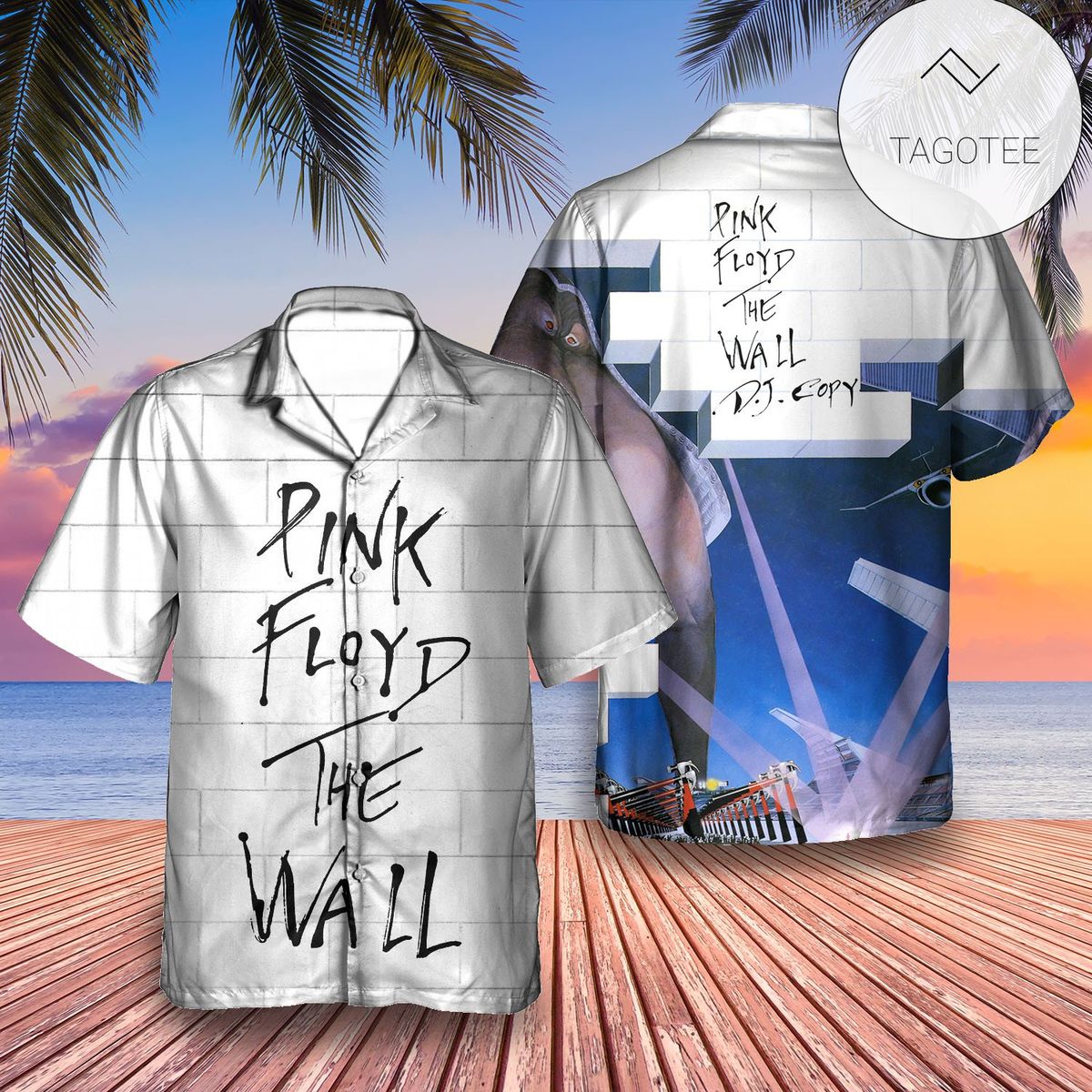 Pink Floyd The Wall Album Cover Black Hawaiian Shirt