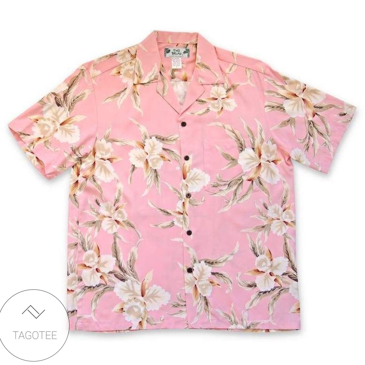 Pink Panther Hawaiian Graphic Print Short Sleeve Hawaiian Casual Shirt