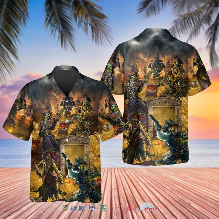 Pirate Cat Hawaiian Shirt For Men Women