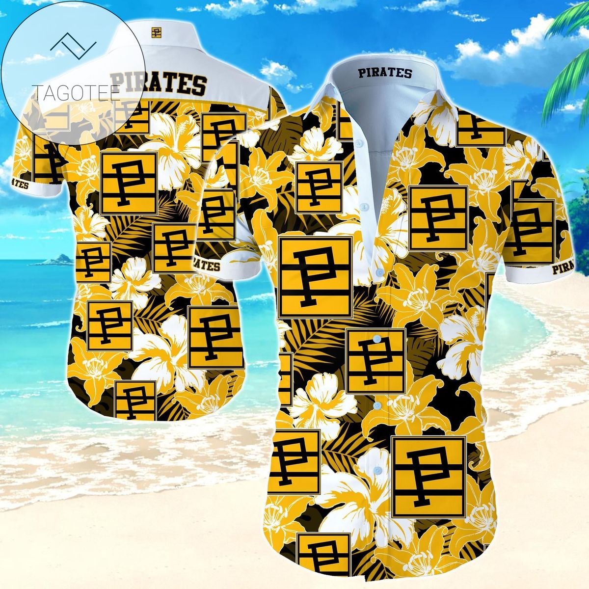 Pittsburgh Pirates Hawaii Fit Body Shirt