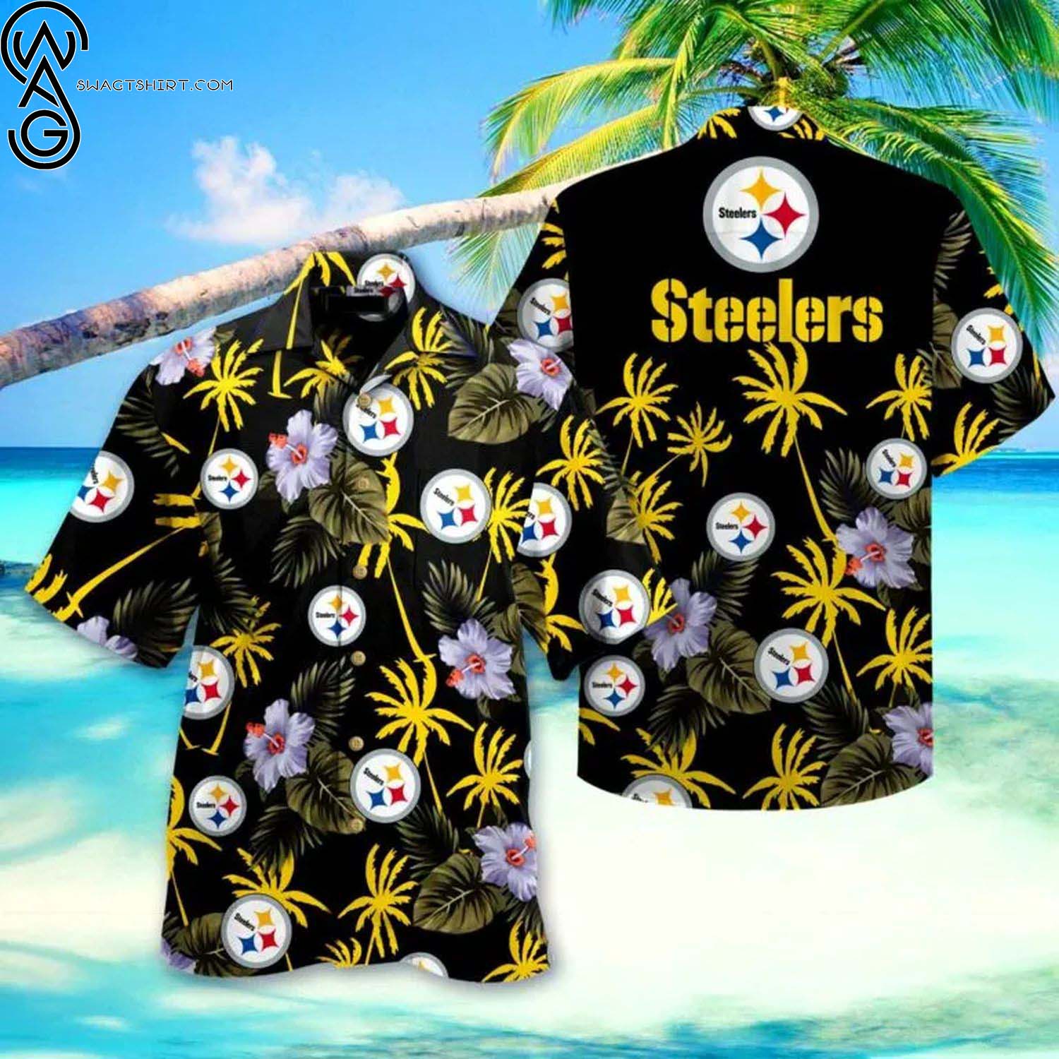 Pittsburgh Steelers Sports Team Summer Aloha Hawaiian Shirt