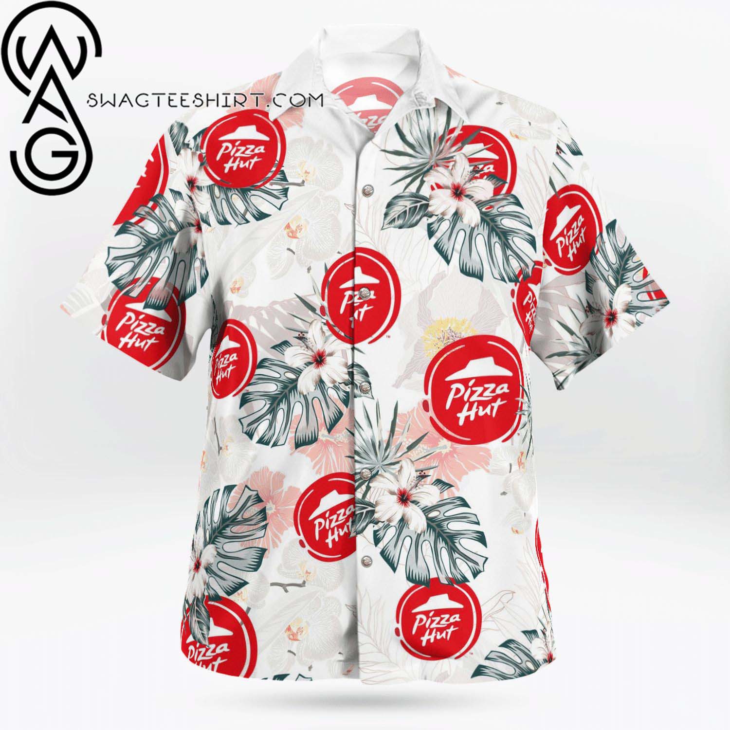 Pittsburgh Steelers Symbols Button-Up Hawaiian Shirt