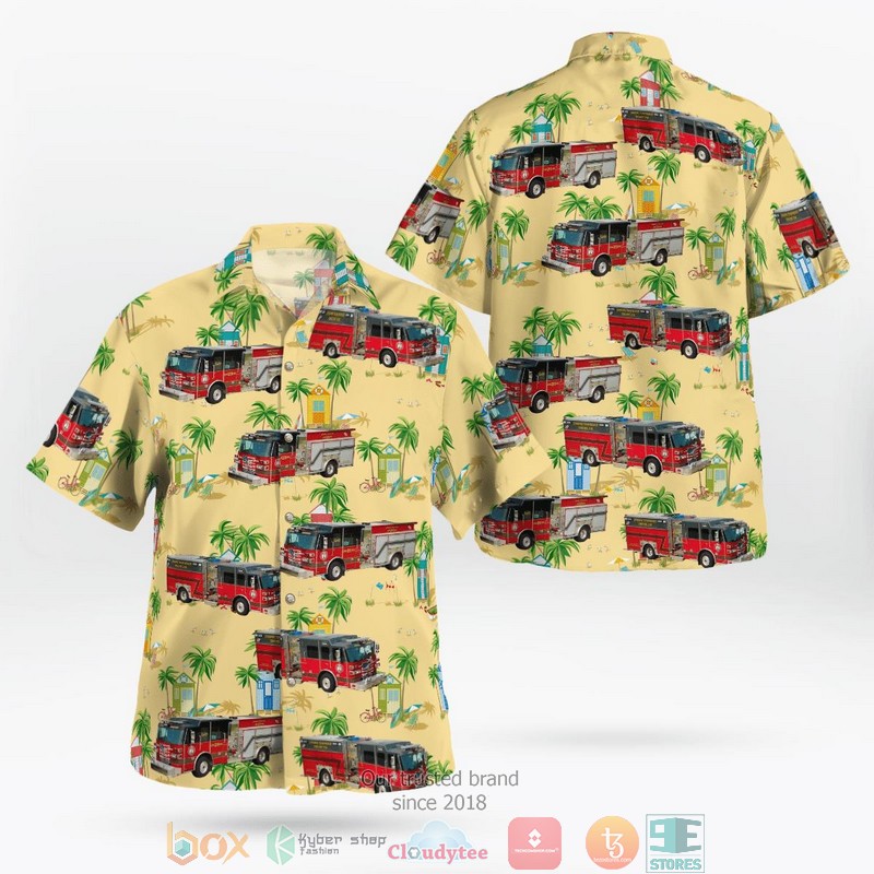 Plain Township Fire & Rescue-Stark County Ohio Aloha Shirt