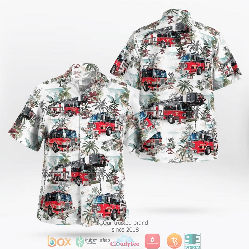 Plattsburg Missouri Tri-County Ambulance District Hawaiian Shirt