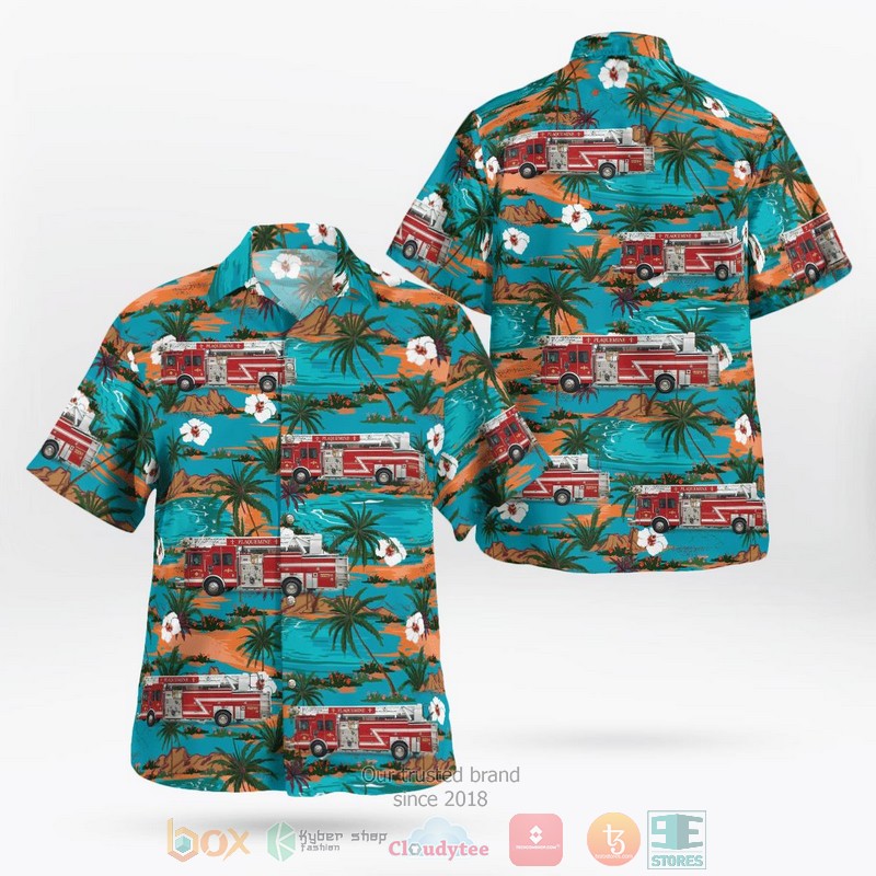 Plainville Fire Department Hawaii 3D Shirt