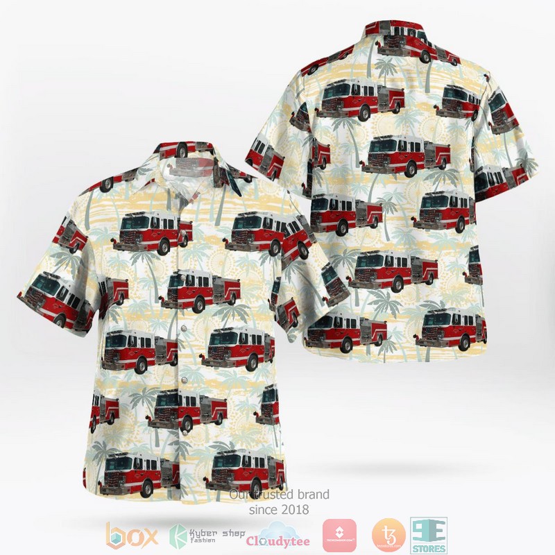 Plain Township Fire & Rescue-Stark County Ohio Aloha Shirt