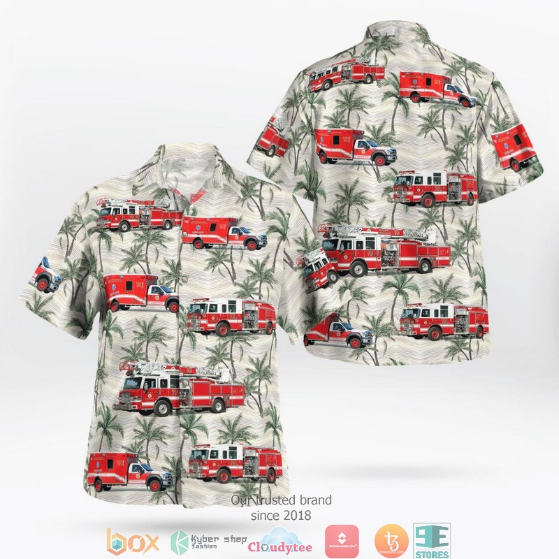 Point Edward Fire & Rescue Hawaiian Shirt