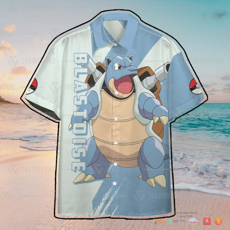 Pokemon Blastoise Hawaiian shirt