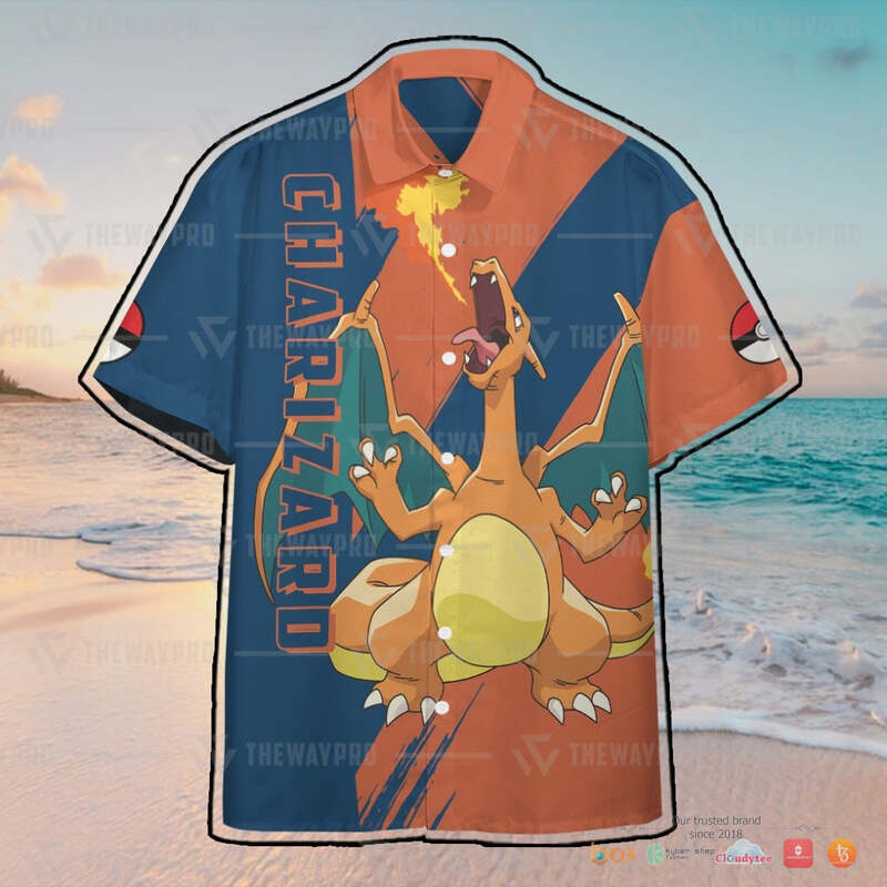 Pokemon Charizard Hawaiian shirt