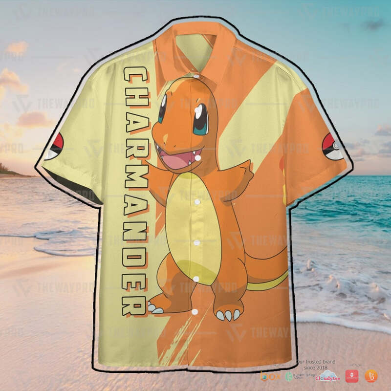 Pokemon Charmander Hawaiian shirt