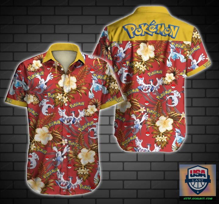 Pokemon Pikachu Tropical Hawaiian Shirt