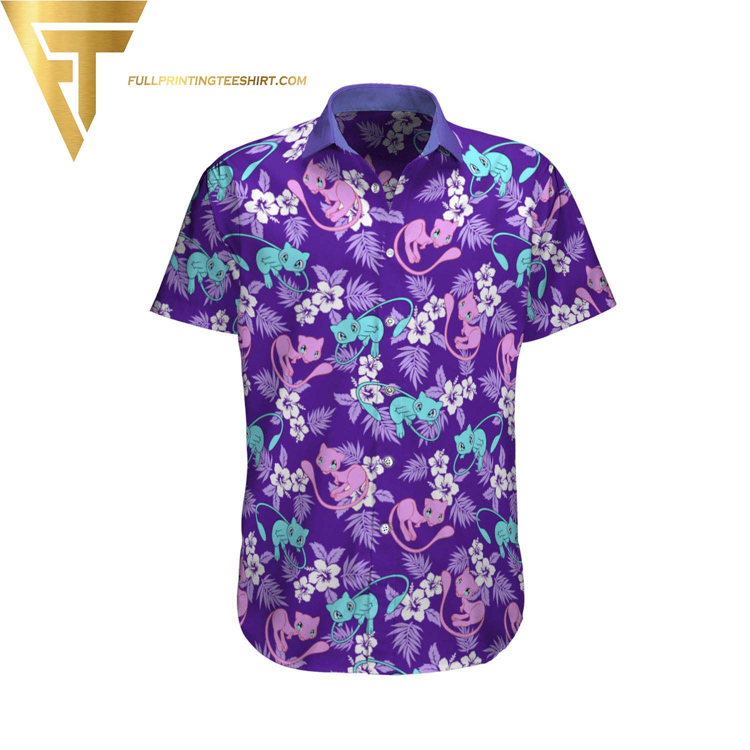 Pokemon Eevee Tropical Beach Hawaiian Shirt And Shorts