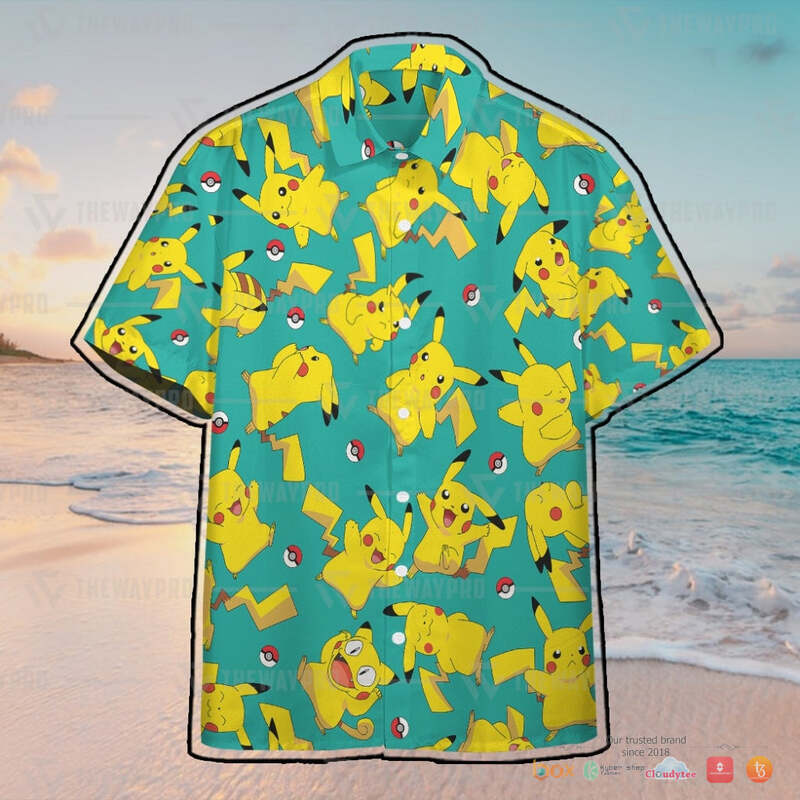 Pokemon Mimikyu Hawaiian shirt