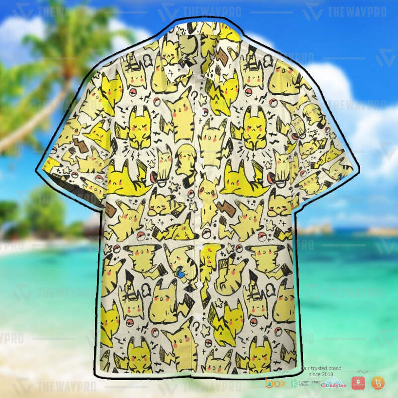 Pokemon Pikachu Hawaiian shirt