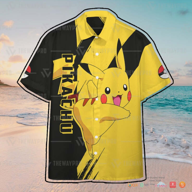 Pokemon Pikachu Chibi Hawaiian shirt