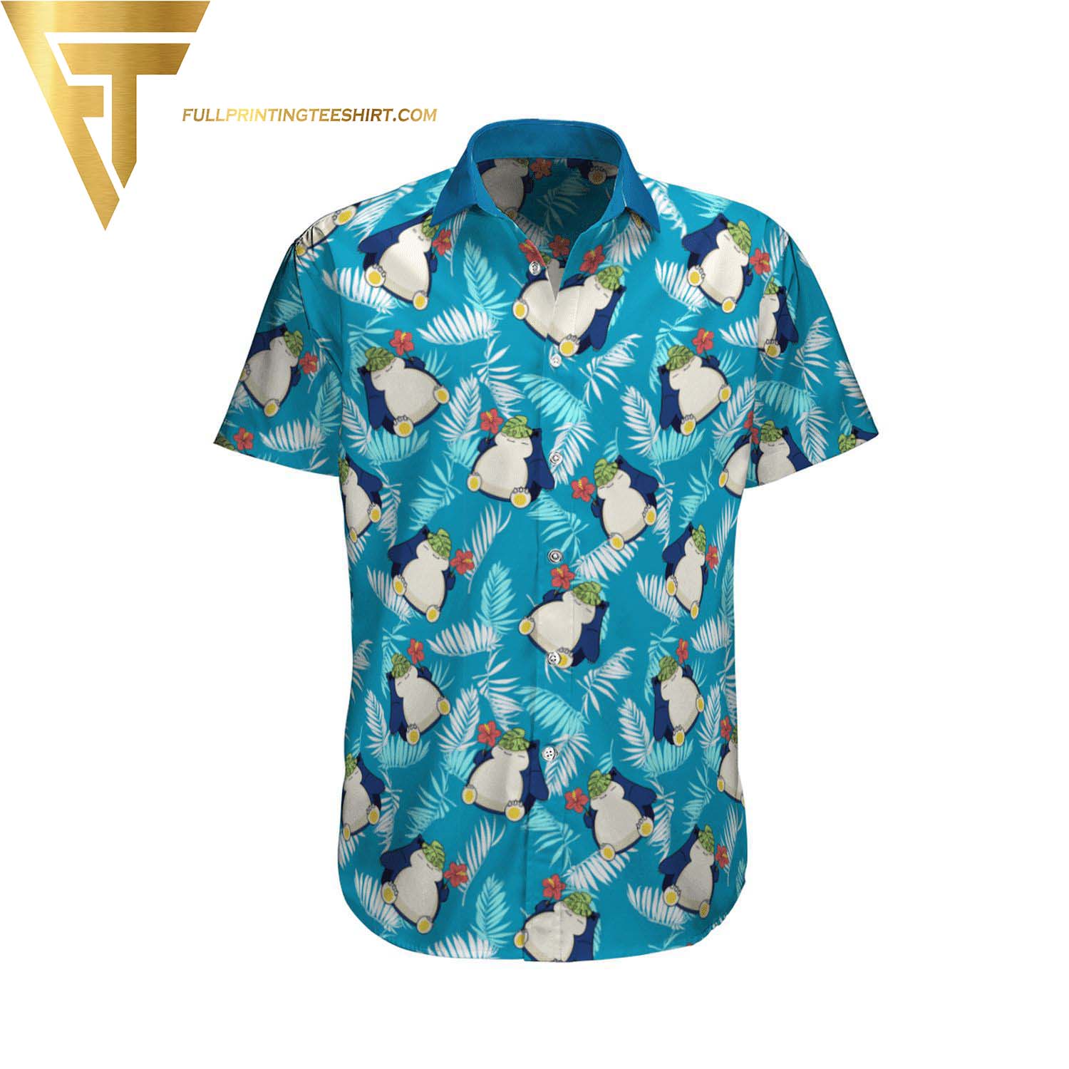 Pokemon Psyduck Tropical Beach Hawaiian Shirt And Shorts