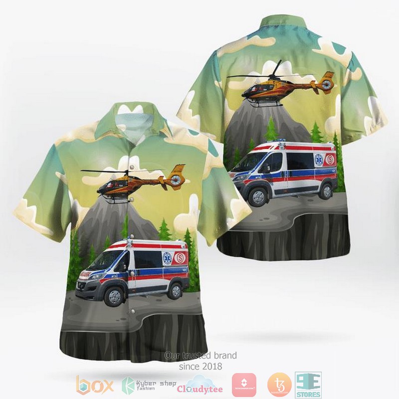 Polar Bear Short Sleeve Hawaiian Shirt